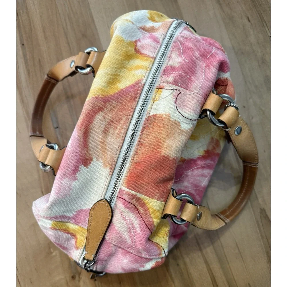 Coach Ashley Multicolor Floral Satchel & Matching Zip Wallet F21885/A1349